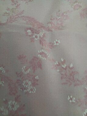 Pink floral Polyester 48x58